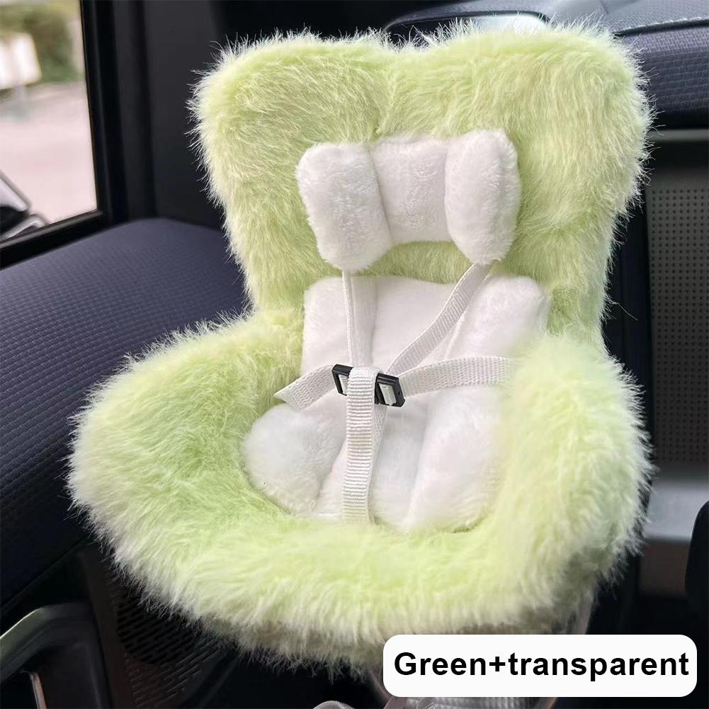 Geeignet für 17 cm süße Puppe, süßer Autosicherheitssitz, Auto-Luftauslass-Dekoration, Auto-Innendekoration, Ornament