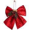 Holiday Tree Decorations Christmas Bow Ornament Christmas Decoration 16*20cm Charming Festive Bow Design Elegant Home Decor