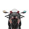 New a Pair of Motorcycle Mirrors Scooter Motocross Mirrors Electric Rear Side Convex Mirrors 10mm