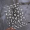 1pcs 5D Nail Art Stickers Soft Relief Freesia Peony Tulip Flower Embossed Mixed Petal Leaf Self Adhesive Nail Decorations