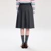 Teenie Weenie Bear Letter Asymmetrical Midi Skirt