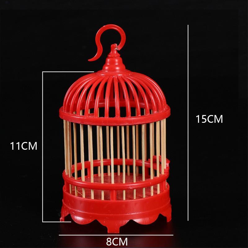 Handmade Bamboo Cricket Cage Round Insect House Pet Keeping