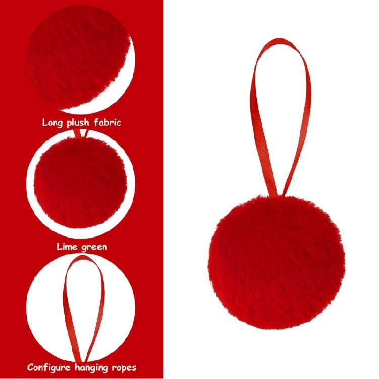 Pompoms/Hair Clip/Stocking Shape Ornament for Festival Decorations Seasonal Home Decoration Christmas Party Supplies
