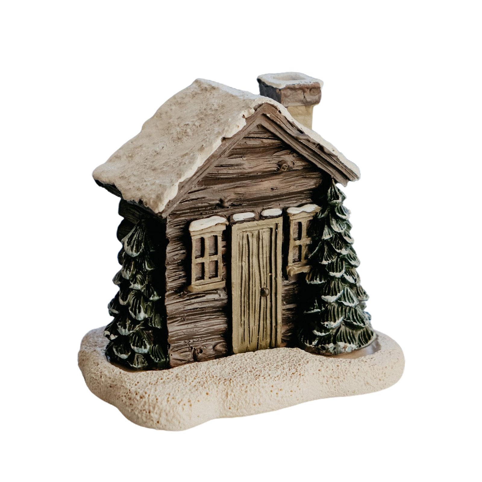 

Durable Log Cabin Incenses Holder Enhances Air Quality Relieve Anxiety Promote Air Quality in Any Room Relaxation разноцветный