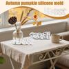 Thanksgiving Candle Plaster Molds Autumn Pumpkin Hedgehog Molds Easy Release Crafts Maker Aid for Soap Clay Plaster Wax