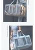Pet Transport Cage: Breathable, Expandable Car Cage for Dogs and Cats