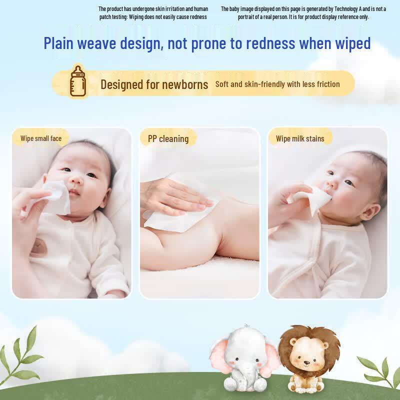 Vinda Baby Soft Dry & Wet Facial Wipes