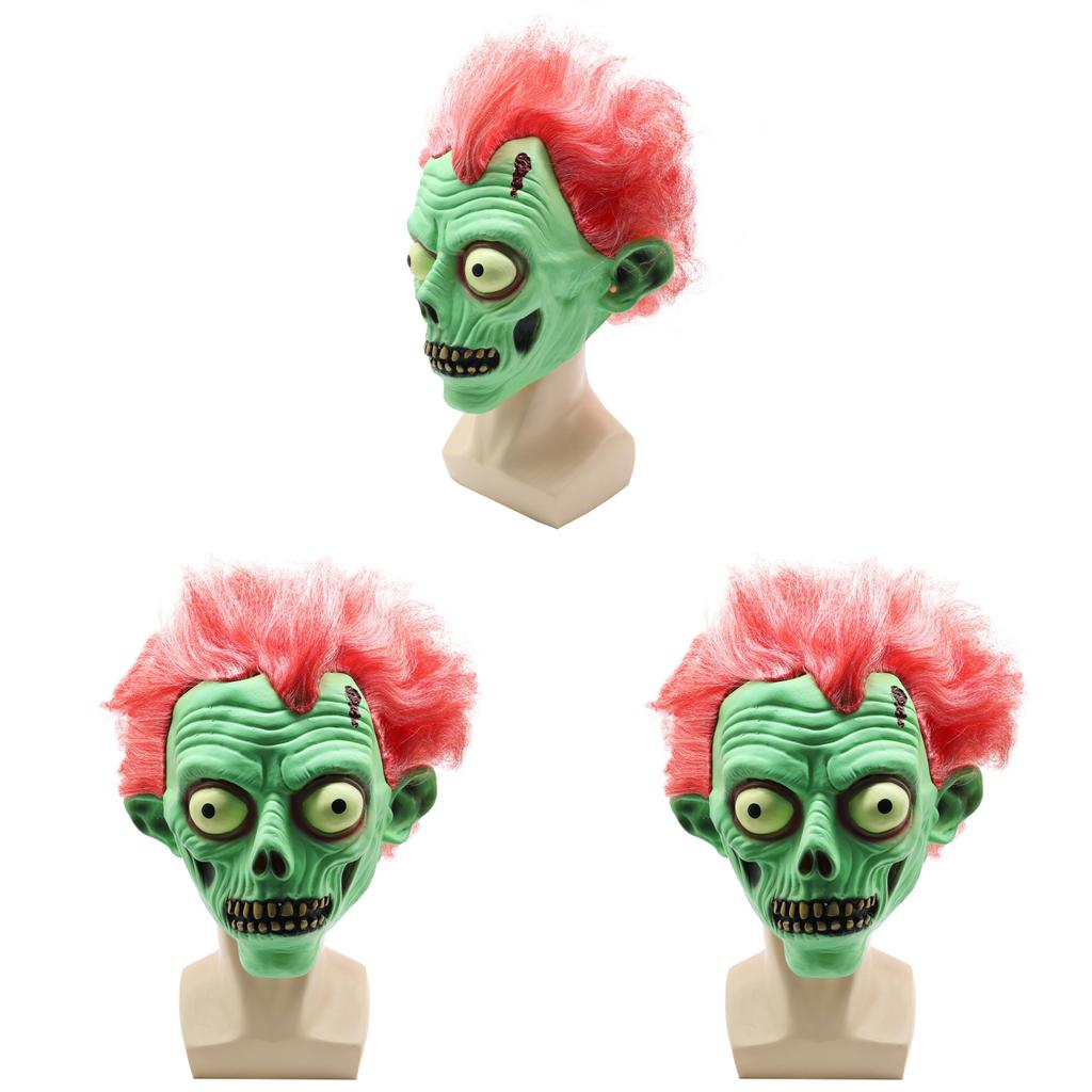 Latex-Vampirmaske für Halloween Cosplay mit DIY-Design für Spukhaus-Dekoration