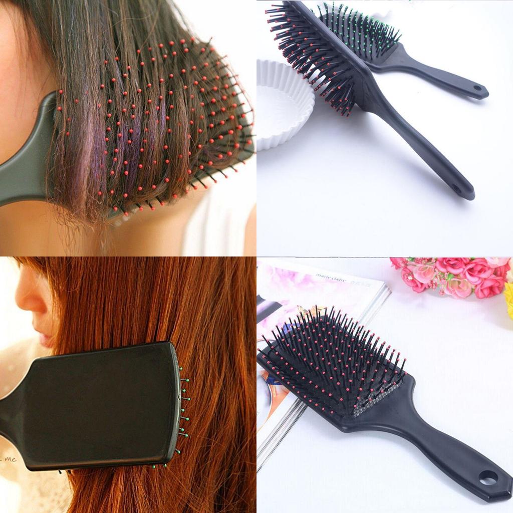 Plastic Therapeutic Scalp Comb With Large Teeth For Head Meridian Massage And Thick Hair