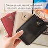 Stackable Pull-Out Card Holder Multi-Card Slots Credit Card Holder PU Leather Pocket Business Card