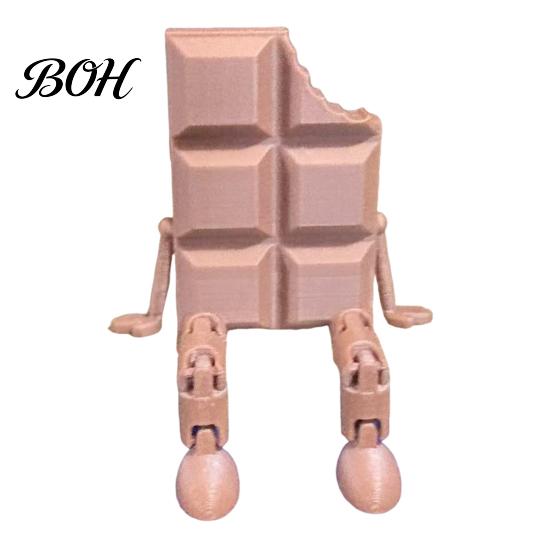 Fine Texture 3D Print Printed Articulated Coffee Cup Figure, Movable Joint Desk Statue, Cute Cafe Decoration Ornament Bean Ornament, Creative