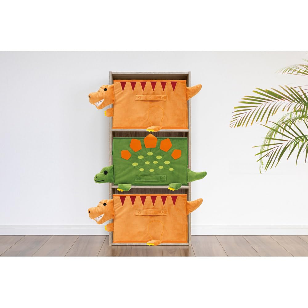 Skater Storage Storage Case for Organizing and Tidying Die-Cut Box, Up, Kids, Tyrannosaurus, Dinosaur, Dinosaur, Boys, Kids, ZSYB1-A