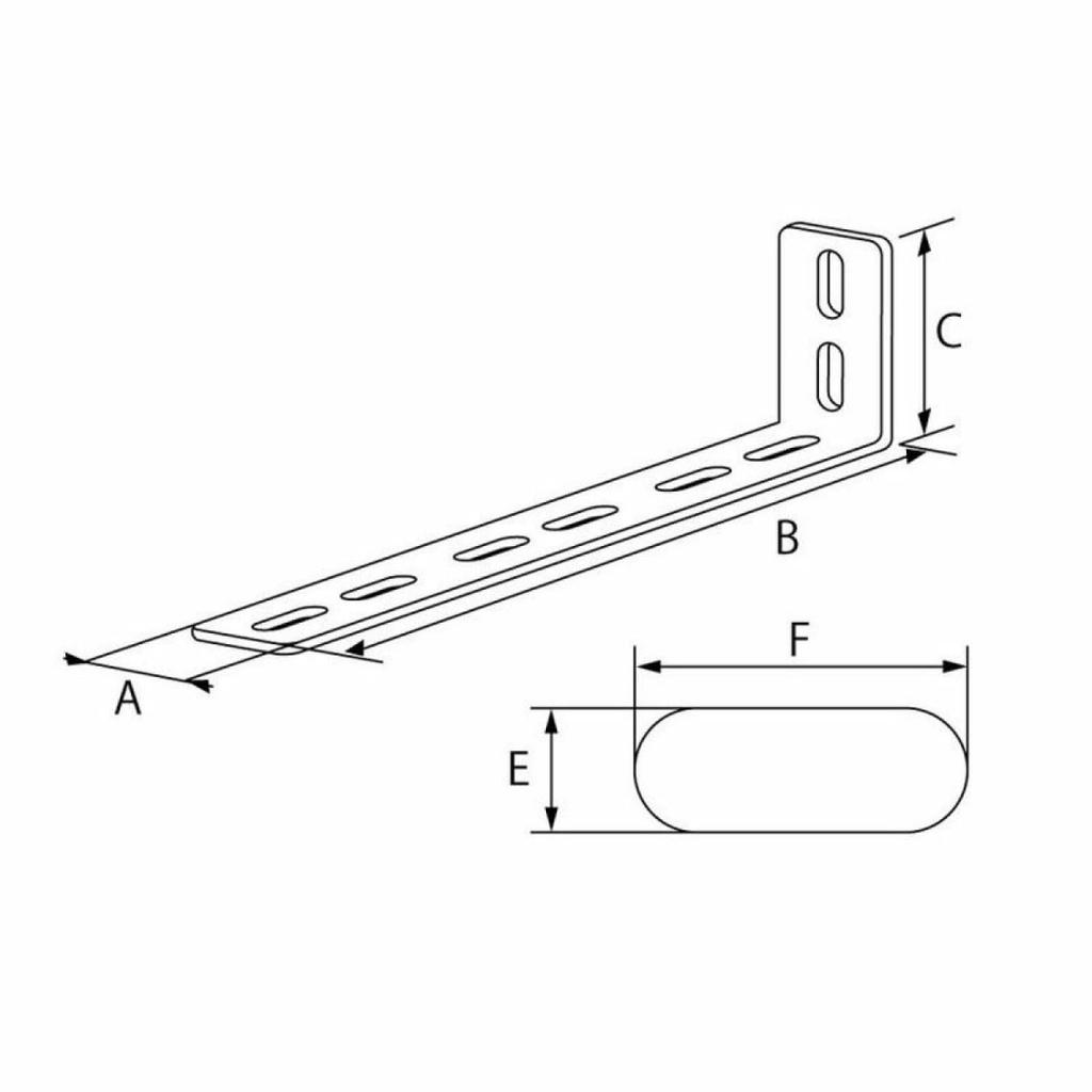 NANKAI 0067 Aluminum General Purpose Stay, L-Shaped Tune, 5.9 X 0.7 Inches (150 X