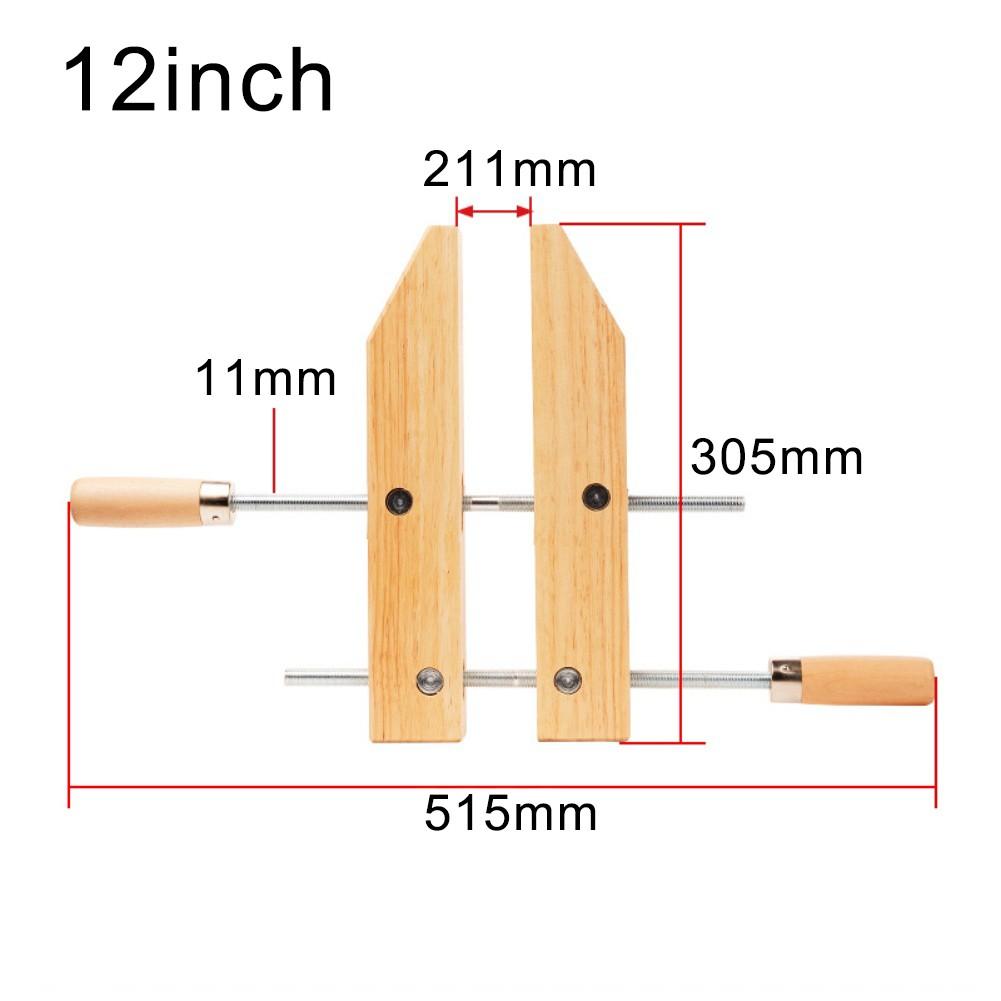 Comfortable Grip Clamping Tool Wooden Handscrew Clamp Woodworking Clamps