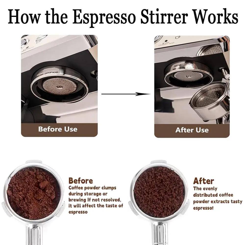 1pcs 304 Stainlesss Steel Reusable Espresso Puck Screen,51/53/58mm Mesh Filter for Portafilter,Barista Coffee Making Accessories