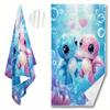 2D Flachdruck Strandtuch, Hochabsorbierend, Leicht und Einfach zu Tragen, Geeignet für den Strand, Partys, Reisen und Camping