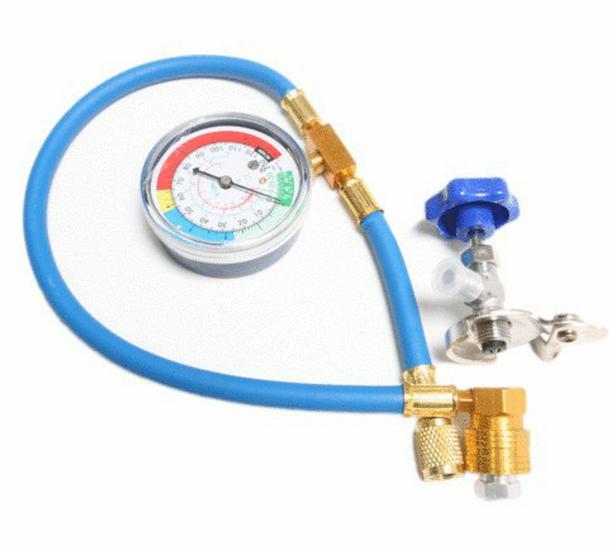 Multi-Purpose Car AC Refrigerant Charging Hose with Low Pressure Port