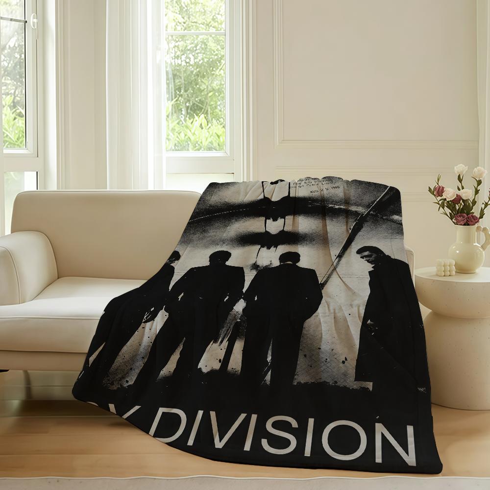 Rockband Joy Division Decke Für Sofa Büro Bett Flugzeug Reisen Schlafen Lesen Entspannen Camping Weich Und Warm 75x90cm