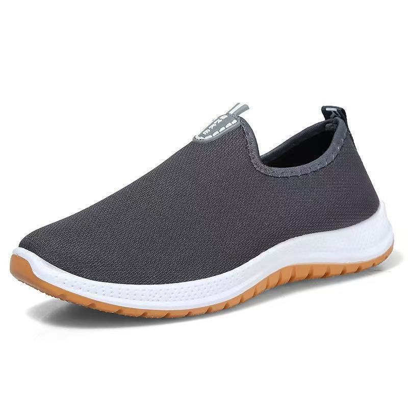 Spring, summer and autumn new young men's trendy sports shoes casual running cloth shoes men's trendy cloth shoes