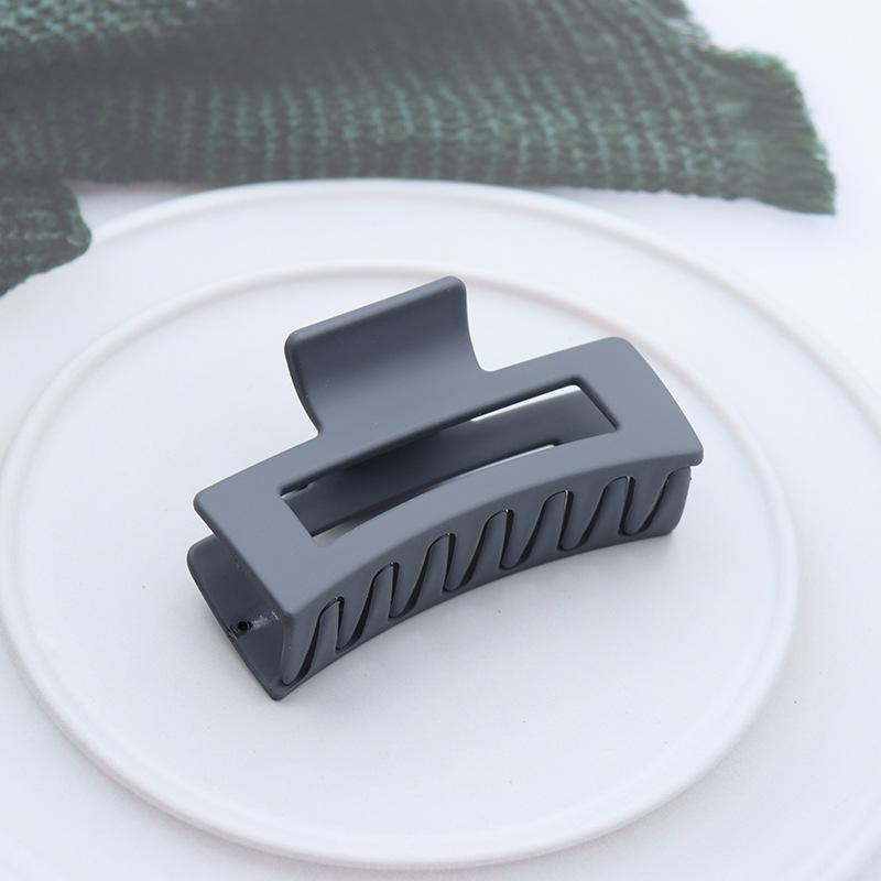 Garras de Cabelo Quadradas de Plástico para Mulher Presilhas de Cabelo 8,5cm/3,35in Tamanho Grande Sólido Barrete Presilhas de Cabelo Caranguejo Acessórios de Cabelo da Moda