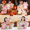 Adorable Plush Pig Snake Pillow Soft Stuffed Toy For Girls Birthday Gift 30cm