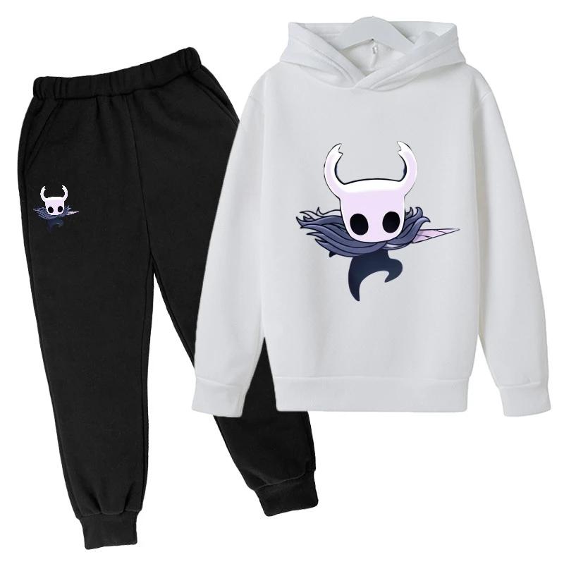 Children Fashion New Popular Hot Game Hollow Knight Kids Hoodies Personality Anime Hoodie Harajuku Sweatshirts Boy Sets