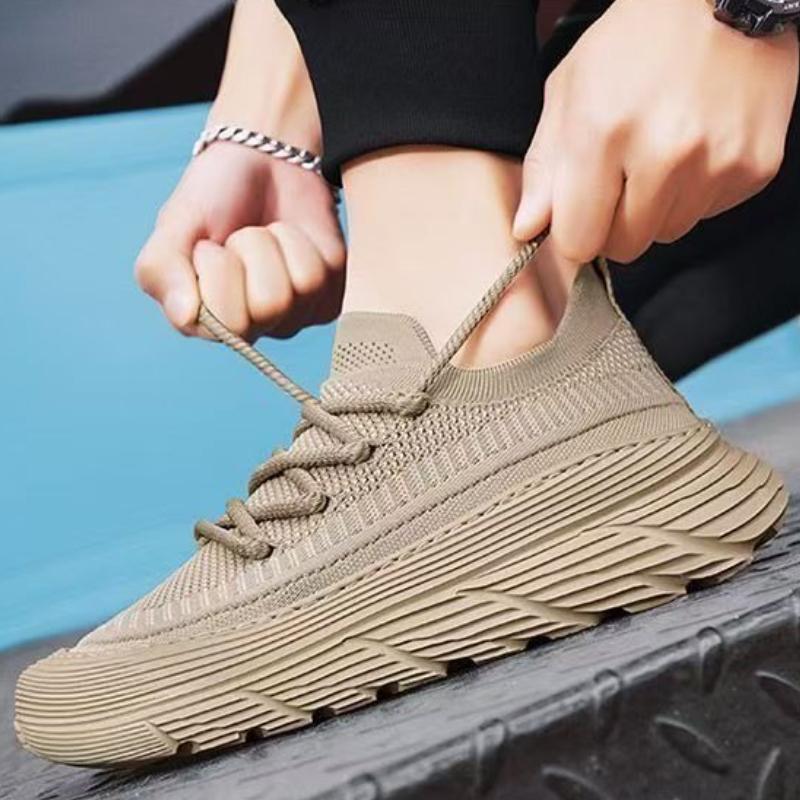 Fashion Cushioned Insole Casual Shoes for Men Minimalist Lace Up Safety Man Shoe Leisure Classic Original Retro Walking Common Sneakers