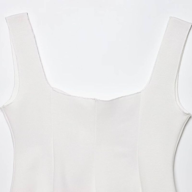 Kaslead New Arrival Women's Clothing Fashion Style Short Skirt Hem Elastic Vest Tops 5584229 800