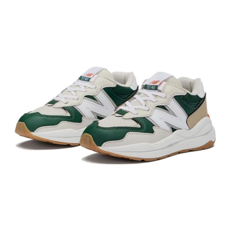 New Balance Breathable Mesh Shock Absorbing Durable Low Top Kids Running Shoes Kids Running Shoes Light-Green PV5740PT