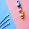 Cat Toy Butterfly Stick Cat Toys Interactive Toy Wool Ball Teaser Sticks Toys for Cats Scratching Teaser with Bell Pet Products