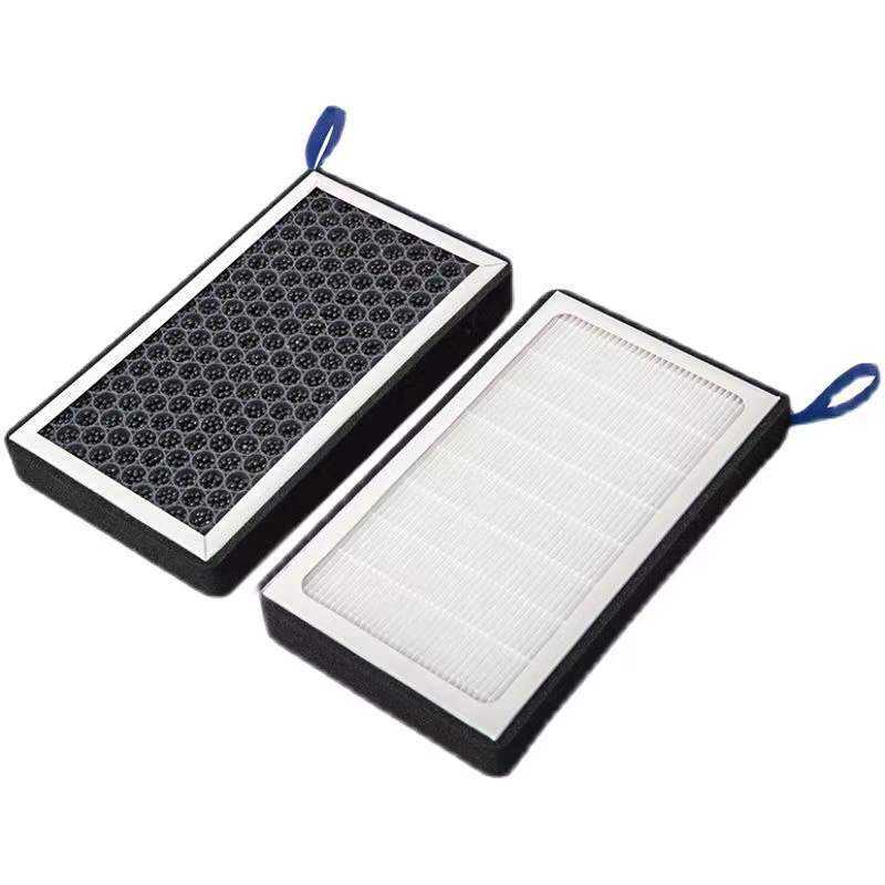 1 Pair High Quality New for 1107681-00-A Car HEPA Cabin Air Filter Activated Carbon Cleaner For Tesla Model 3 Y 2017-2022 Air Filters 7