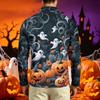 Men's Long Sleeve Casual T Shirt Crew Neck Printed Top Lightweight Comfortable Breathable Fabric Suitable for Everyday Wear