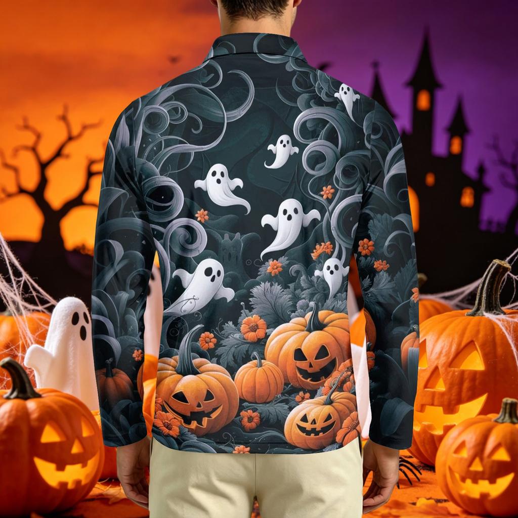 Men's Long Sleeve Casual T Shirt Crew Neck Printed Top Lightweight Comfortable Breathable Fabric Suitable for Everyday Wear