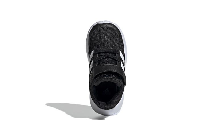 Adidas Rapidarun Elite Cushioning Abrasion Resistant Breathable Low top Toddler Shoes Black White Infant And Toddler EF9277