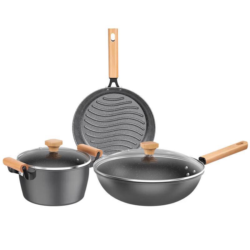 Kangbach Maifan Stone Cookware 3-Piece Set