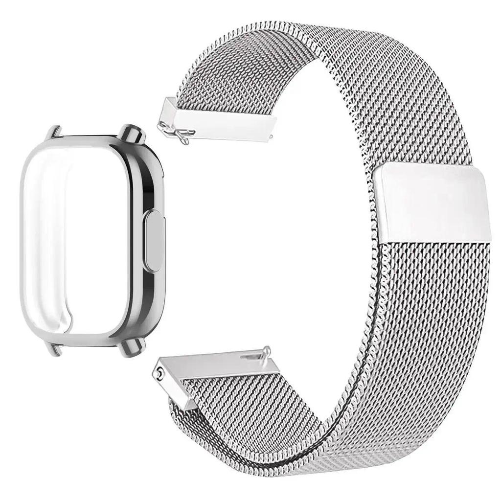 Milanese Mesh Strap For Redmi Watch 5 Active Band With Case Screen Protector Redmi Watch 5 Lite Watchbands Bracelet Accessories