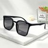 Women'S Polarized Glasses Summer Sun Protection Brown Sunglasses Black Plastic Sunglasses
