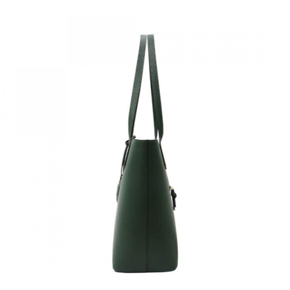 BAnAvAnA Meiji A Shoulder bAg Genuine leAther dArk Green hmwcA259mAi0 1