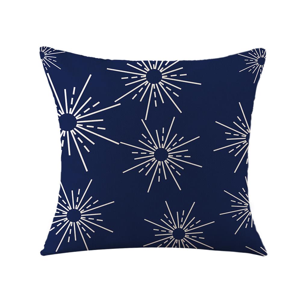 European Station Pillow Wabi-sabi Style Bohemian Print Pillow Case Bedside Sofa Linen Pillow Case