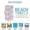 Abstract Shapes Beach Towel Wall Hanging Pop Art Summer Pool Decor Tropical Playful Colorful Indoor Outdoor Home Decor Gift Idea