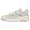 Li Ning Rookie Rising Stars Rookie Shanghai HOOD Trendy Low Top Vintage Basketball Shoes Women's Gray White ABCS028-12