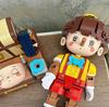 Pinocchio Bausteine Klassisches Märchen Langnasenpuppe Marionette Modell Steine Desktop Deko Kinder Pädagogisches DIY Spielzeug Geschenke