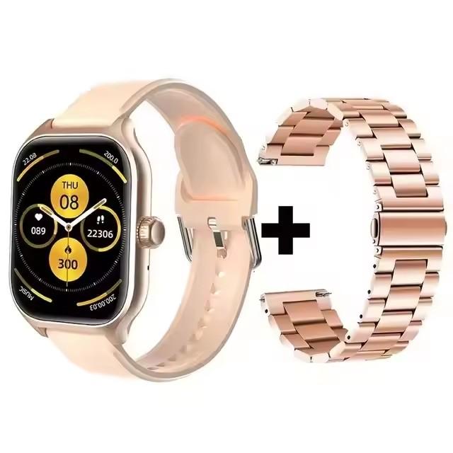 New Smart Watch 2.01'' HD Display Bluetooth Call Health Monitor Sports Mode GPS Track Smartwatch Men Women For Android IOS HT30