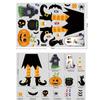1 Pc Halloween Party Sticker  Ghost Spider Pumpkin Skeleton Sticker for DIY Decroate Window Static Electricity Sticker