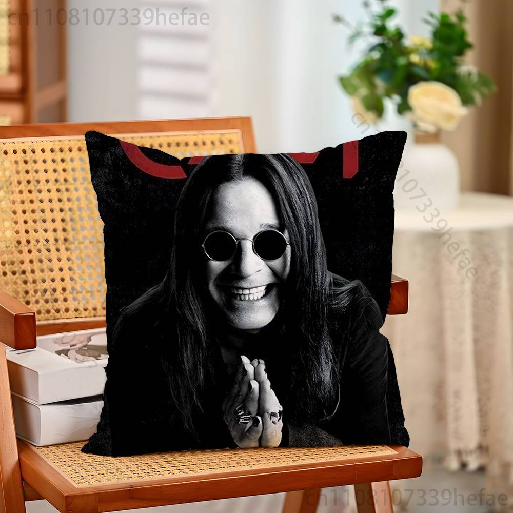 

OOzzy OOsbourne Pillow Cases for Bedroom Living Room Sofa Home Decor Polyester Cushion Cover with Zipper 30x30cm