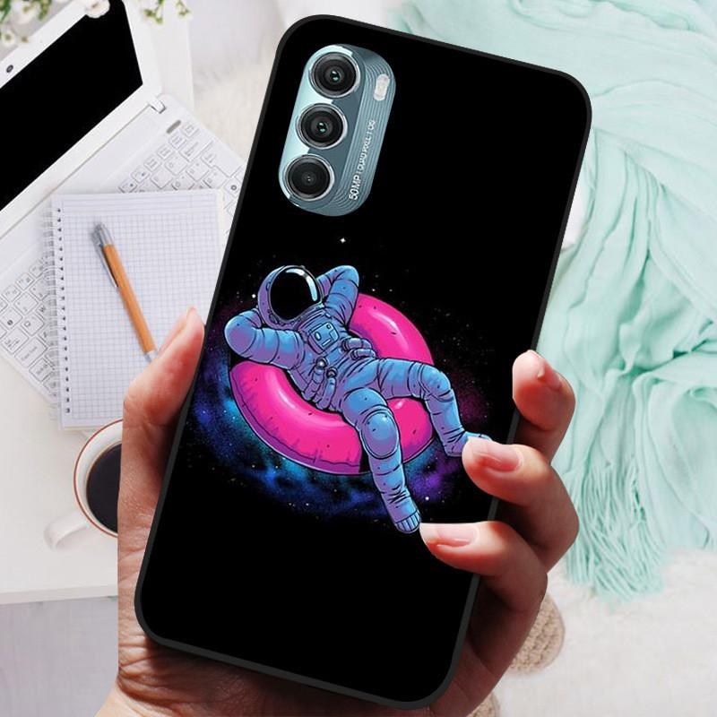 For Moto G Stylus 5G 2022 Case Black Cover Lion Wolf Silicone Soft Back Cases For Motorola Moto G Stylus 4G 5G Protective Shell