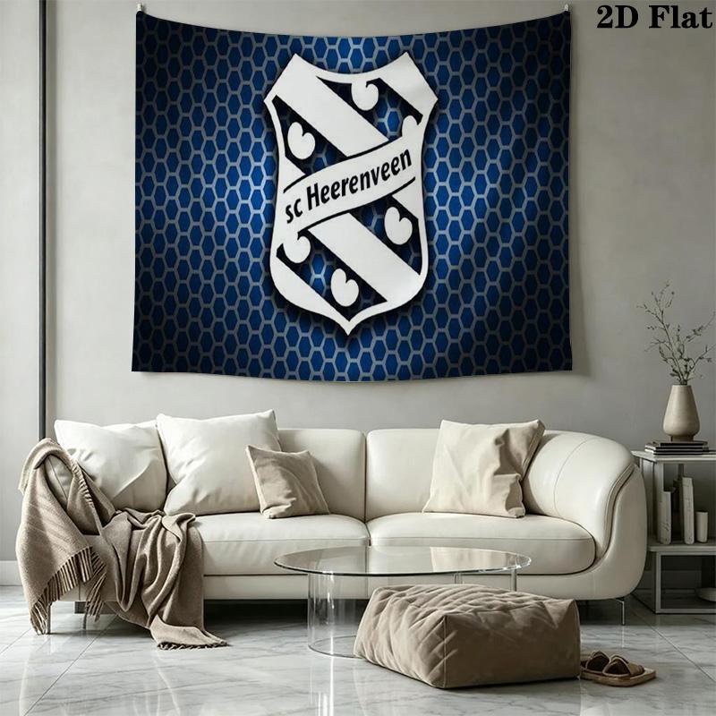 Heerenveen Wall Tapestry Aesthetic Wall Hanging Printed Fabric Blanket Decorative Tapestries for Bedroom Living Room Home Decor