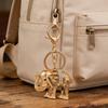 Schlüsselanhänger Anhänger 3D Cartoon Elefant Design Funkelnde Strasssteine Eingelegt Schlüsselanhänger mit Karabinerhaken Schlüsselring Taschen Zubehör