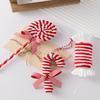 Colorful Candy Cane Xmas Tree Decorations Festive Striped Lightweight Christmas Pendants 2025 Xmas Decorations For Home Decors