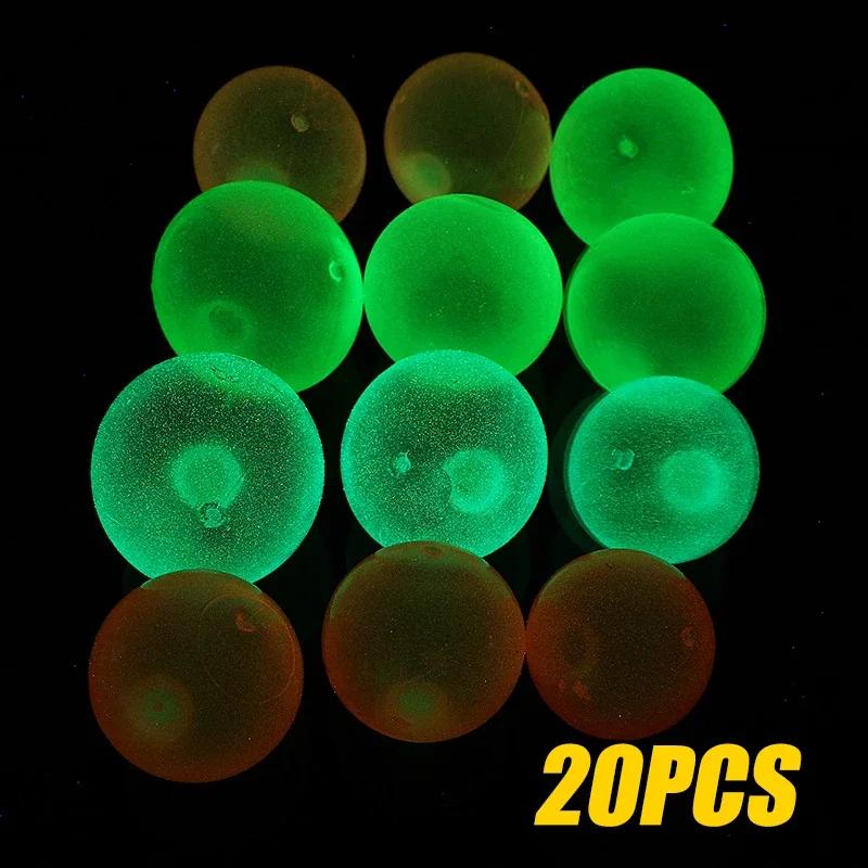 1-40PCSDecompression Glow-in-the-dark Bouncy Ball Sticky Wall Ball Stress Relief Vent Glow-in-the-dark Ball Suck Wall Toy Ball